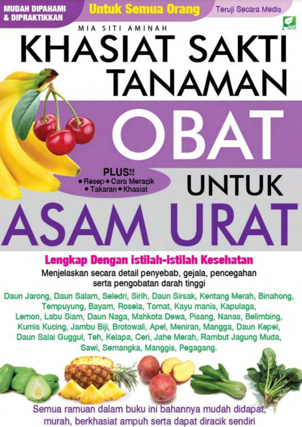 Khasiat Sakti Tanaman Obat Untuk Asam Urat